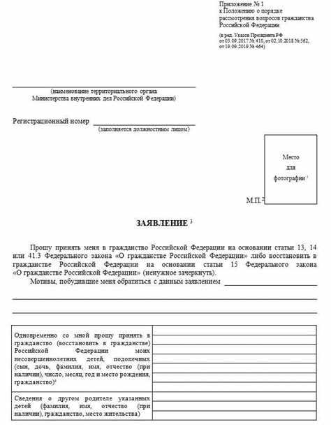 Необходимые документы для подачи заявления на гражданство РФ