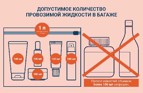 Какие нормы перевозки жидкости в ручной клади предусмотрены российскими авиакомпаниями?