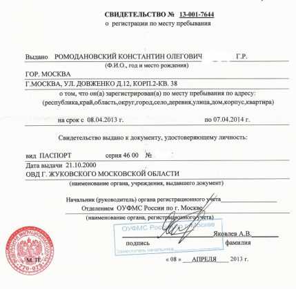 Оформление временной регистрации в Москве: что необходимо знать